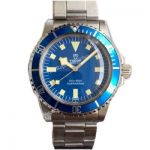 ReplicaTudor Vintage Snowflake Watch Stainless Steel Blue Bezel Asia 2836 Movement